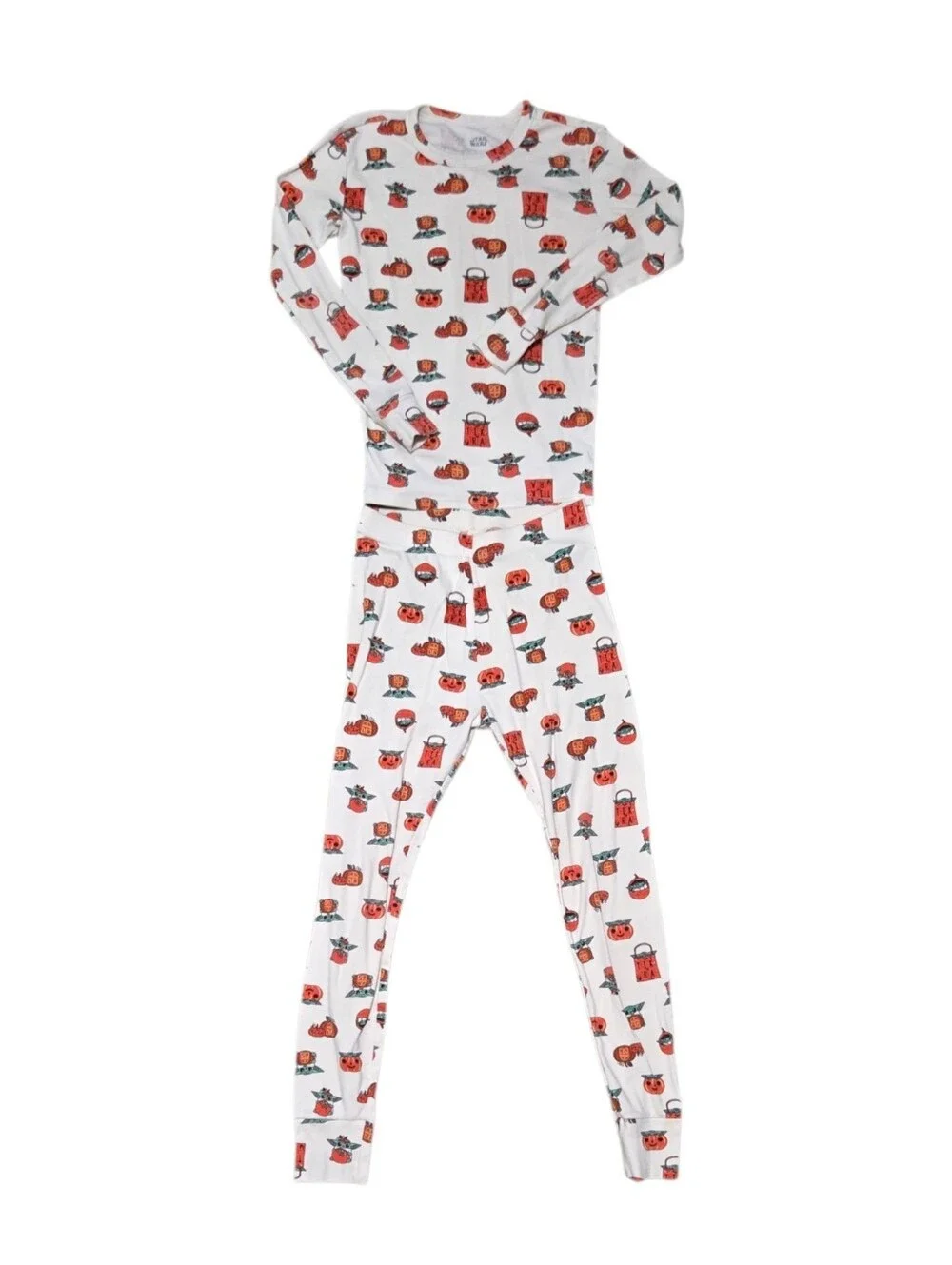 Kids Gap X Star Wars™ 100% Organic Cotton Grogu Halloween 2-Piece PJ Set  Sz 12